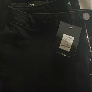 Fashion Nova black high rise black jeans size 13